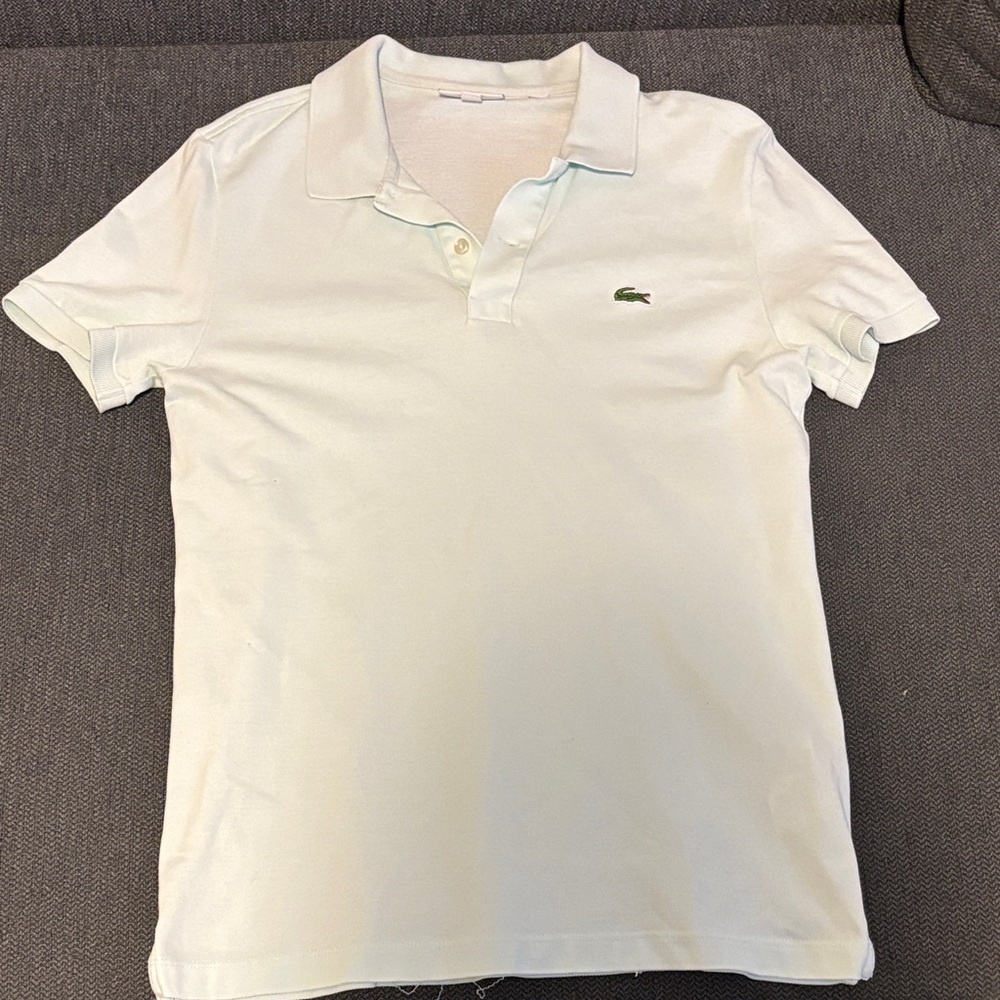 Lacoste Men's Cream Polo Shirt